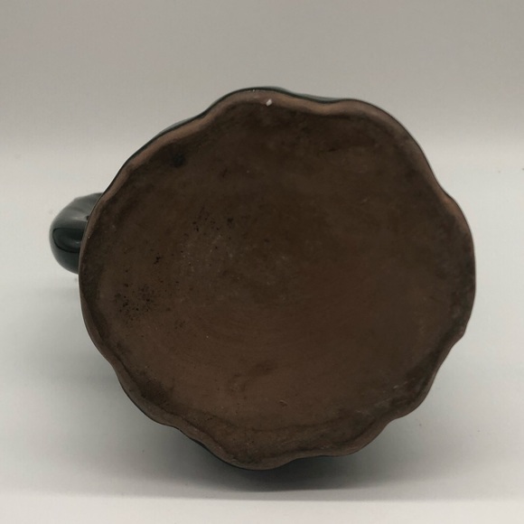 Vintage green drip glaze pitcher - Picture 6 of 7